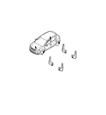 Aparatori noroi dedicate Chevrolet Aveo Hatchback 2012-> ( MG20 - SPATE )